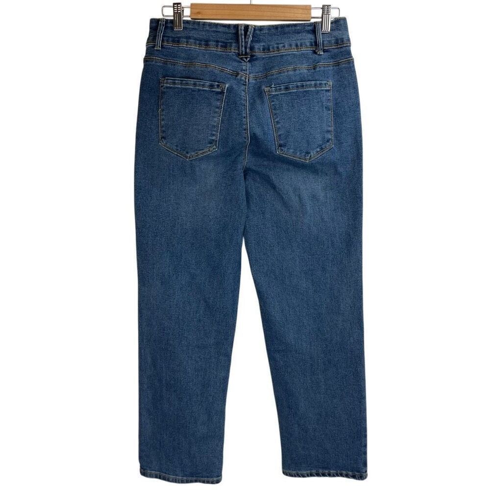 Curve Appeal Women's High-rise Straight leg Jeans Size 8/29